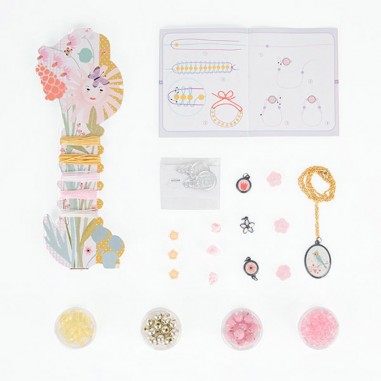 Bijoux à créer - Perles et fleurs - Djeco