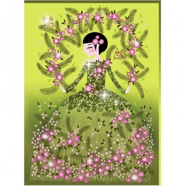 Tableau ?� pailleter robes - loisirs cr?�atifs - Djeco