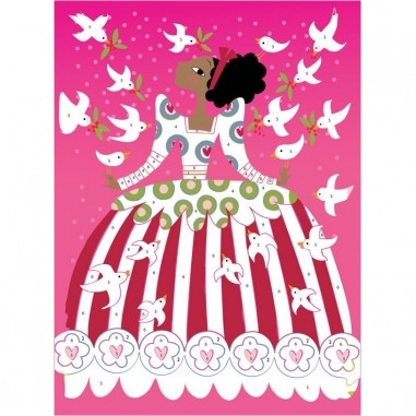 Tableau à pailleter robes - loisirs créatifs - Djeco