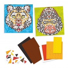 Coffret de loisirs créatifs mosaiques Khan - Djeco 2