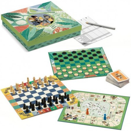 Boite de 20 jeux traditionnels - Djeco