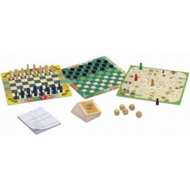 Boite de 20 jeux traditionnels - Djeco