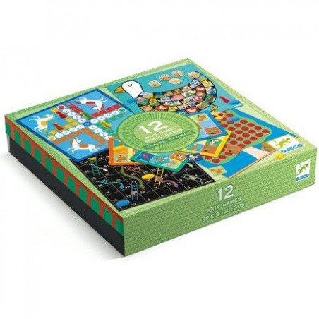 Classic box boîte de 12 jeux - Un jeu - Djeco