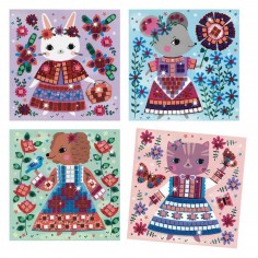 Coffret Mosaïques Lovely Pets - Djeco 2