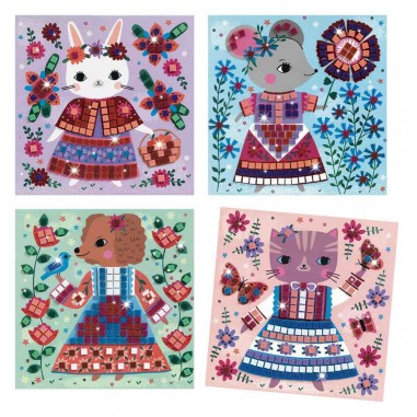 Coffret Mosaïques Lovely Pets - Djeco