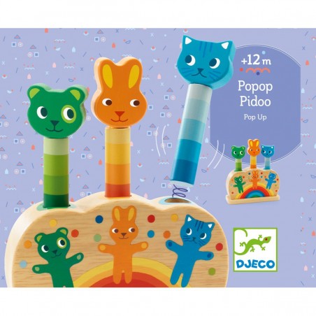 Pipop pidoo jouet d'éveil en bois enfant - Djeco