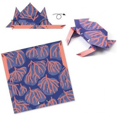 Origami facile family - activité enfant - Djeco