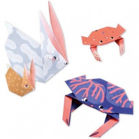 Origami facile family - activité enfant - Djeco