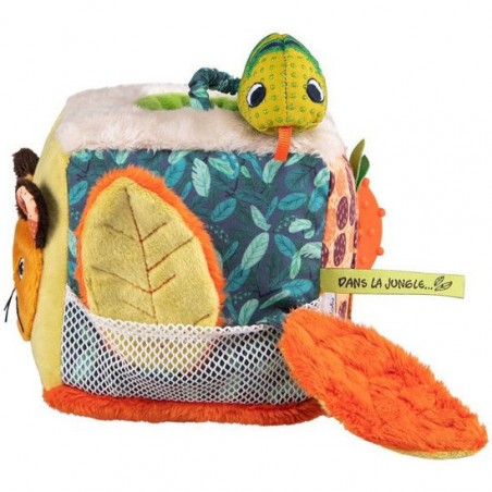 Cube d'activités Dans la jungle - Jouet d'éveil - Moulin Roty