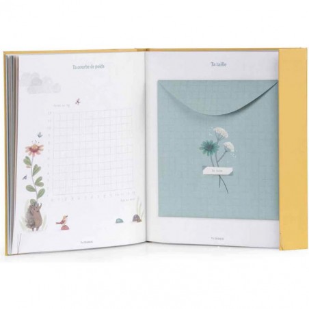 Livre de naissance Trois Petits Lapins - Moulin Roty