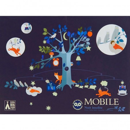 Djeco - Mobile polypro - Nuit insolite - Little Big Room By Djeco