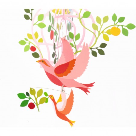 Mobile Cage aux oiseaux Djeco - Little Big Room By Djeco
