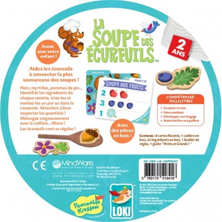 La Soupe des Écureuils - Jeu de Société 2 Ans - Iello