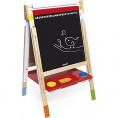 Tableau enfant en bois double face Réglable Splash - Janod 2