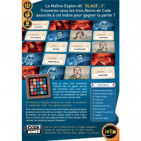 Codenames - Jeu de société d'ambiance et de devinettes - Iello
