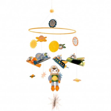 Mobile Vaisseaux - Djeco - Décoration chambre enfant - Little Big Room