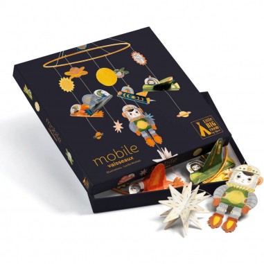 Mobile Vaisseaux - Djeco - Décoration chambre enfant - Little Big Room