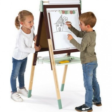 Tableau en bois "Taupe Vert" - Janod Tableau en bois "Taupe Vert" - Janod