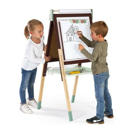 Tableau en bois "Taupe Vert"