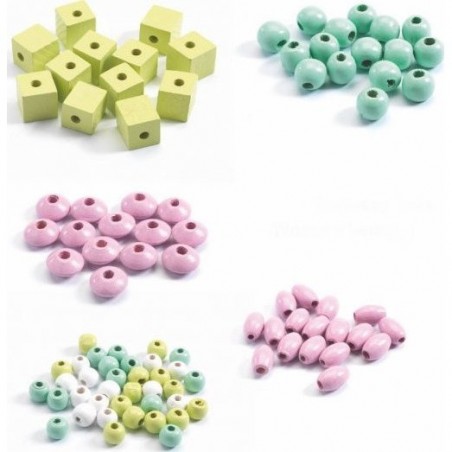 Perles En Bois Feuilles Et Fleurs Foison De Perles