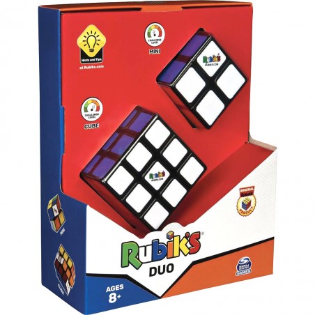 Rubik's Cube Coffret Duo 3x3 + 2x2 - Casse-tête - Spin Master