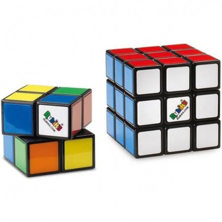 Rubik's Cube Coffret Duo 3x3 + 2x2 - Casse-tête - Spin Master