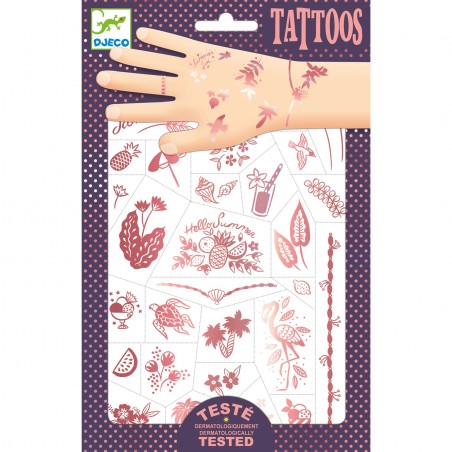 Tatouage : hello summer - Djeco