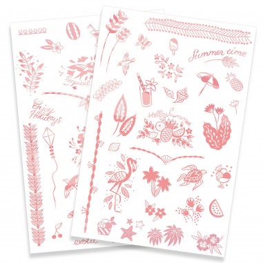 Tatouage : hello summer - Djeco