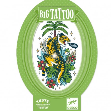 Tatouages - Tiger - Un jeu - Djeco
