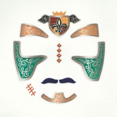 Tatouages - Chevalier - Un jeu - Djeco 2