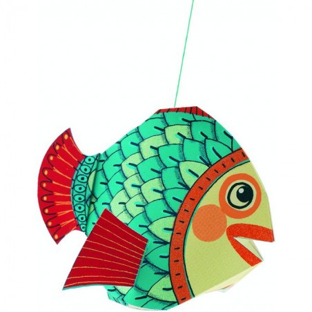 Mobile en papier : petits poissons - Djeco
