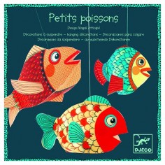 Mobile en papier : petits poissons - Djeco 2