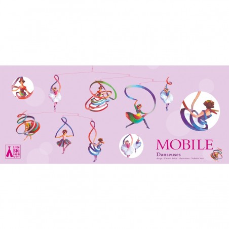 Mobile décoratif : danseuses - djeco - Little Big Room By Djeco
