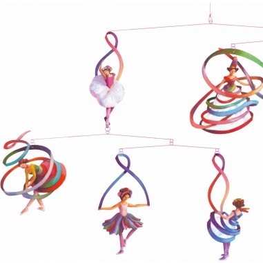 Mobile décoratif : danseuses - djeco - Little Big Room By Djeco