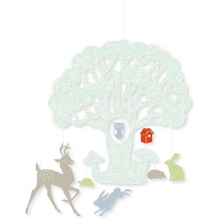 Mini mobile : grand chêne - djeco - Little Big Room By Djeco