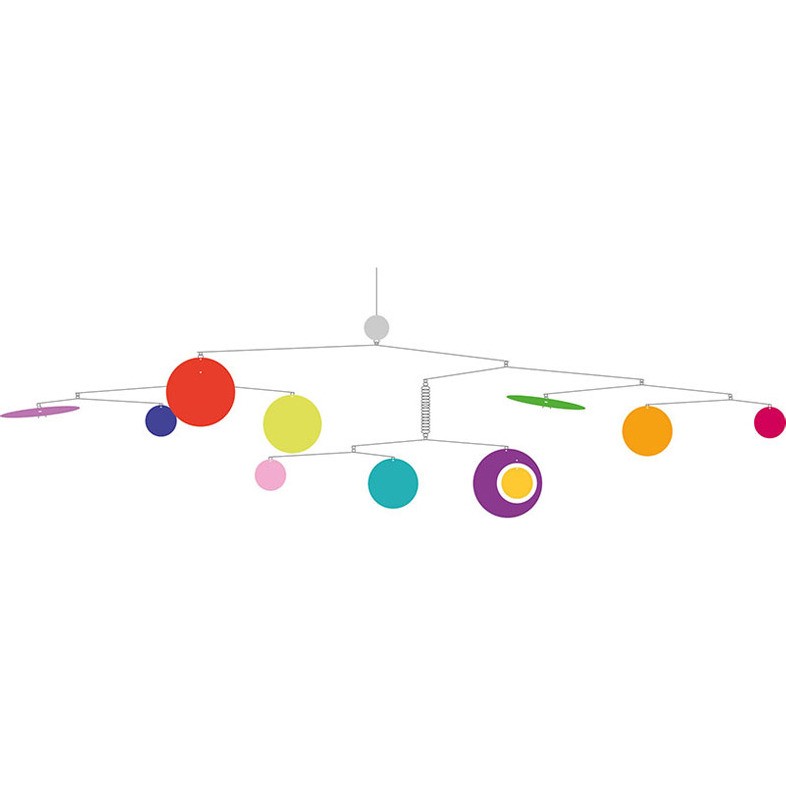 Little Big Room By Djeco Mobile Polypro : Confetti