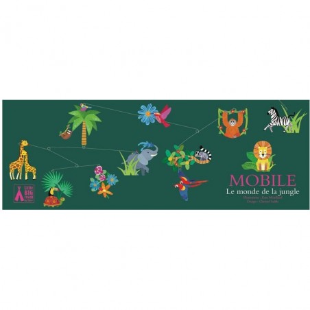 Mobile Jungle - décoration Djeco - Little Big Room By Djeco
