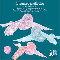 Mobile Oiseaux Paillettes à Suspendre Djeco - Little Big Room By Djeco 2