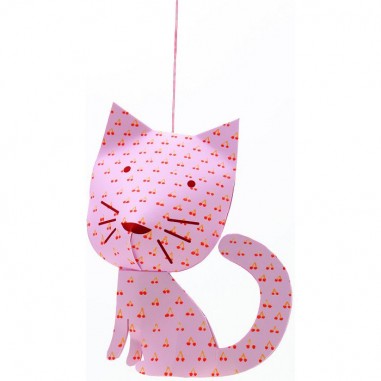 Mobile en papier : chats perchés - djeco - Little Big Room By Djeco