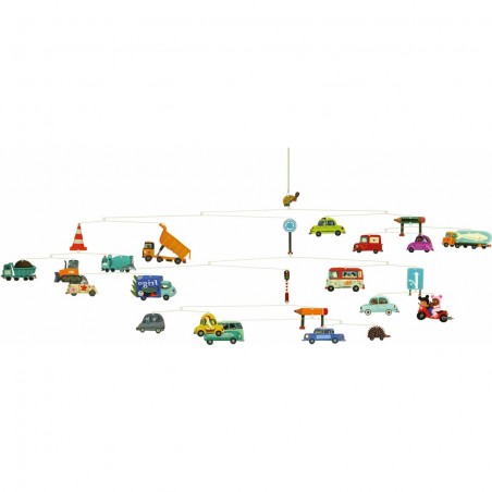 Mobile Voiture - décoration chambre - Little Big Room By Djeco