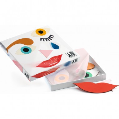 Mobile en bois : expression - djeco - Little Big Room By Djeco