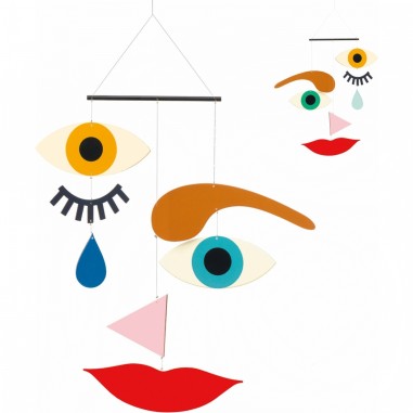 Mobile en bois : expression - djeco - Little Big Room By Djeco