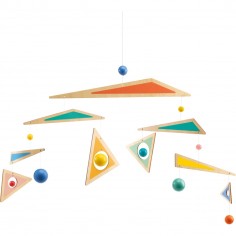Mobile boomerang en bois - décoration Djeco - Little Big Room By Djeco 2