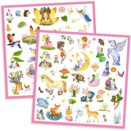 160 Stickers Fantasy - Un jeu - Djeco