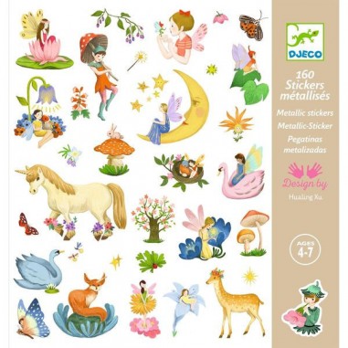 160 Stickers Fantasy - Un jeu - Djeco