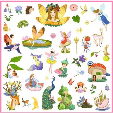 160 Stickers Fantasy - Un jeu - Djeco