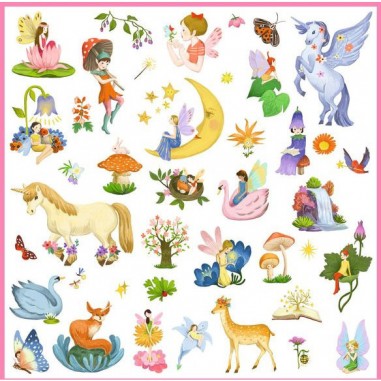 160 Stickers Fantasy - Un jeu - Djeco