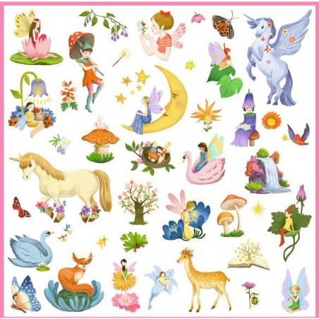 160 Stickers Fantasy - Un jeu - Djeco