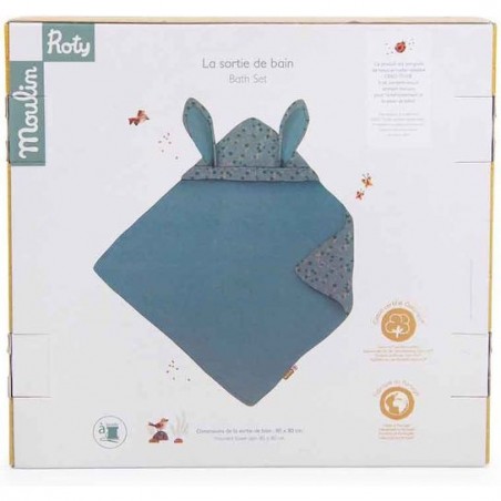 Sortie de bain Trois petits lapins - Moulin Roty