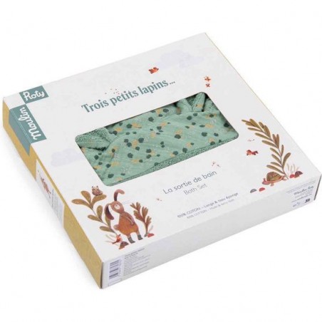 Sortie de bain Trois petits lapins - Moulin Roty